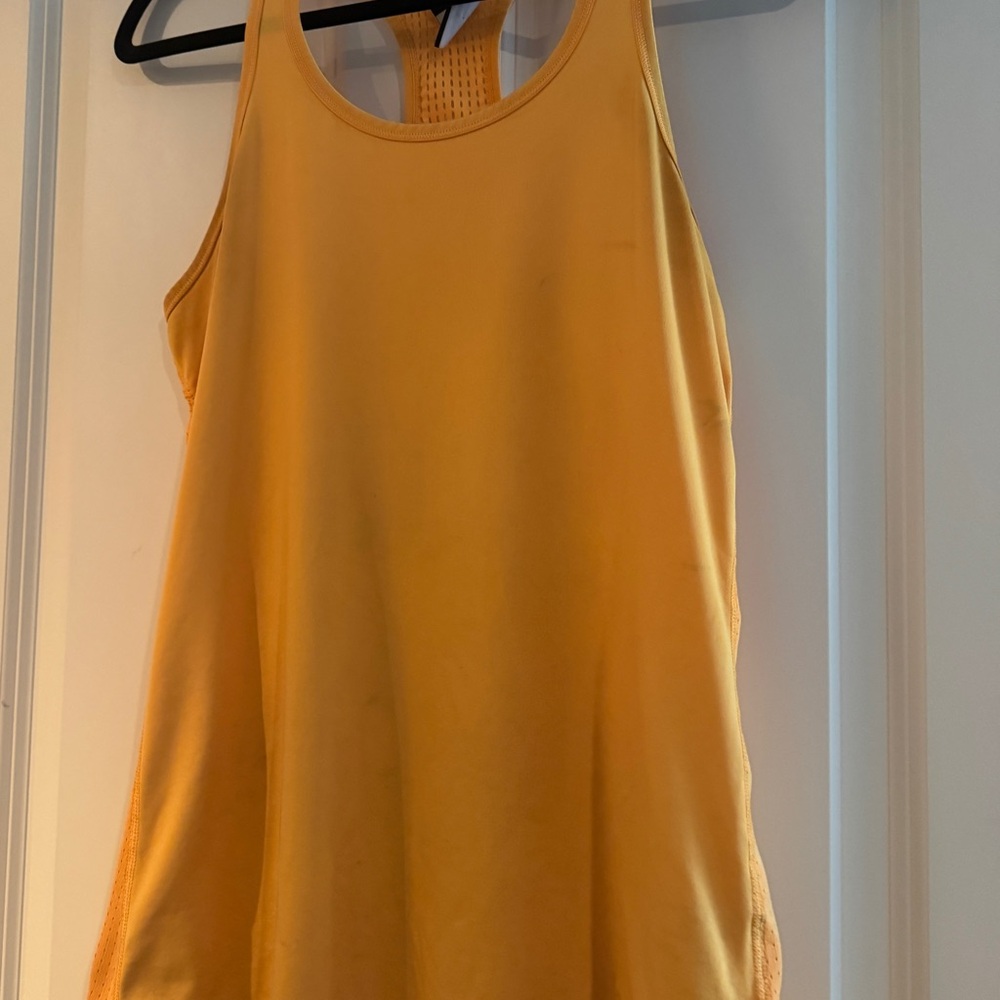Women's Nike Drifit Yellow Athletic Tank Top